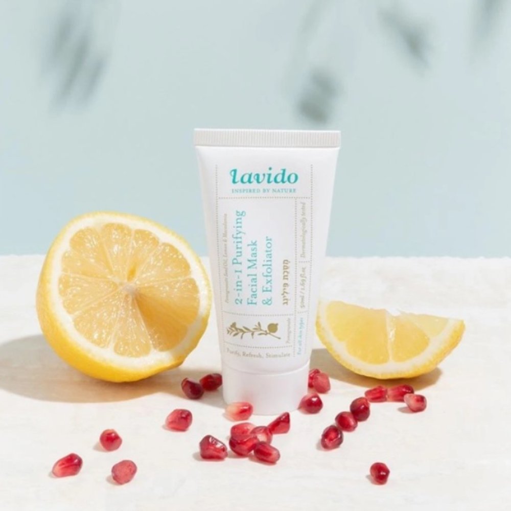 Lavido 2-in-1 Purifying Face Mask & Exfoliator - Picture 2 of 4